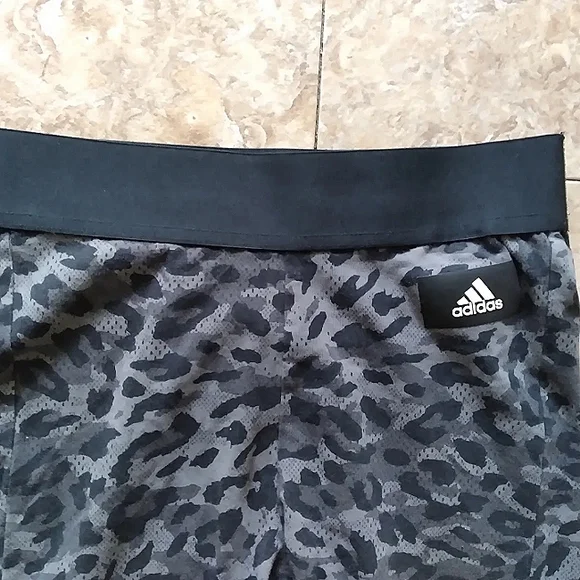 Adidas leopard print leggings, size Small - Picture 2 of 7